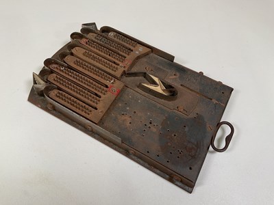 Lot 138 - Early 20th century glove die cutter, made by...