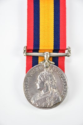 Lot 1594 - A Victorian Queen's South Africa Medal, with...