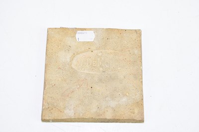 Lot 15 - WILLIAM DE MORGAN TILE; a glazed earthenware...