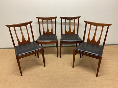 Lot 647 - G-PLAN; a mid 20th century set of four teak...