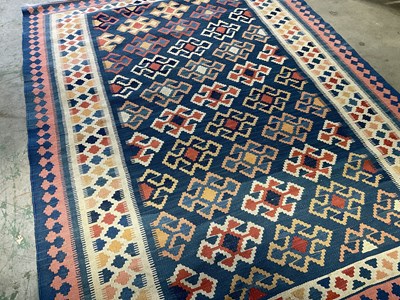 Lot 597 - A Kashgai kilim rug, 175 x 133cm.