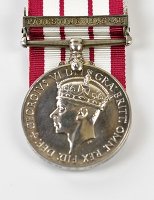 Lot 1544 - A Naval General Service Medal, with Palestine...