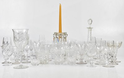 Lot 1468 - A large quantity of cut glass to include wine...