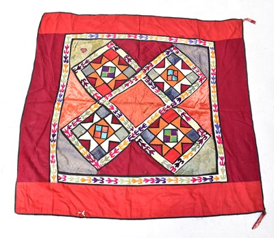 Lot 131 - A Kurdish Kilim hand-woven flat weave...