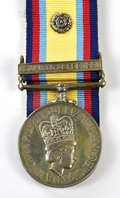 Lot 1537 - An Elizabeth II Gulf War Medal, with 16th...