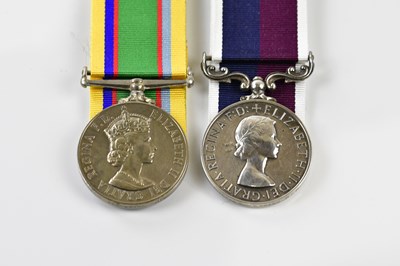 Lot 1585 - Two Elizabeth II medals comprising a Royal Air...