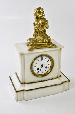 Lot 2123 - A late 19th/early 20th century alabaster...