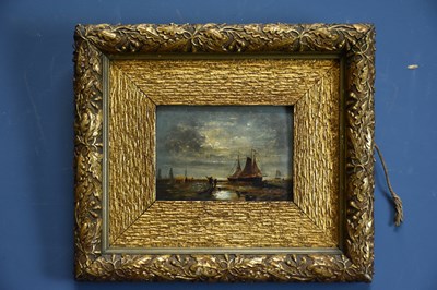 Lot 2565 - UNATTRIBUTED; a 19th century oil on board,...