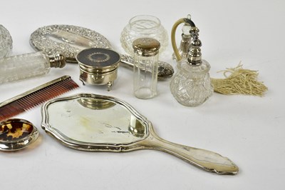 Lot 2207 - A collection of hallmarked silver and white...