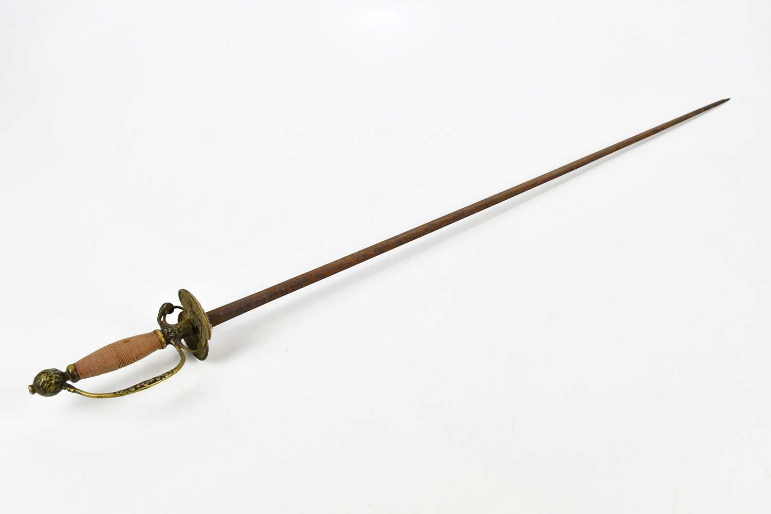 Lot 1631 - A brass handled dress sword, 85cm, together...