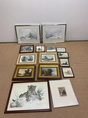 Lot 325 - WYNN HUGHES PULLEN; watercolours of Ibiza...