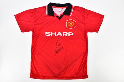 Lot 2322 - ERIC CANTONA; a signed Manchester United...