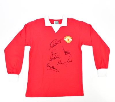 Lot 2263 - MANCHESTER UNITED; a 1973 retro style football...