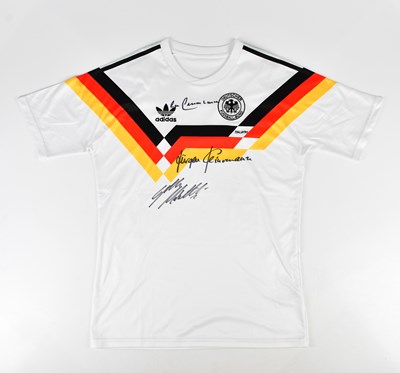 Lot 2310 - GERMANY; a 1990 retro style signed football...