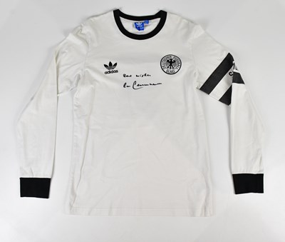 Lot 2312 - BECKENBAUER; a signed retro style Germany...