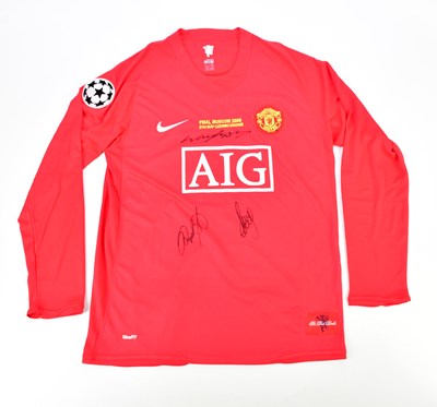 Lot 2262 - MANCHESTER UNITED; a 2008 retro style football...