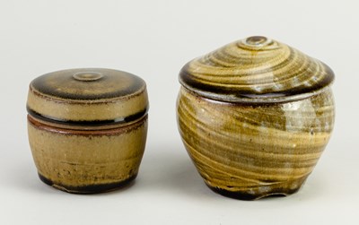 Lot 596 - PHIL ROGERS (1951-2020); a small stoneware pot...