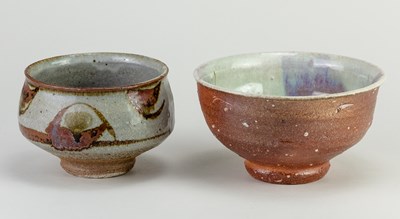 Lot 592 - PHIL ROGERS (1951-2020); a salt glazed chawan...