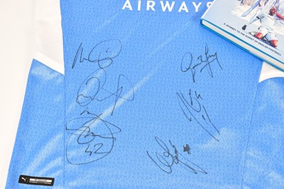 Lot 1461 - MANCHESTER CITY; an autographed 93:20 replica...