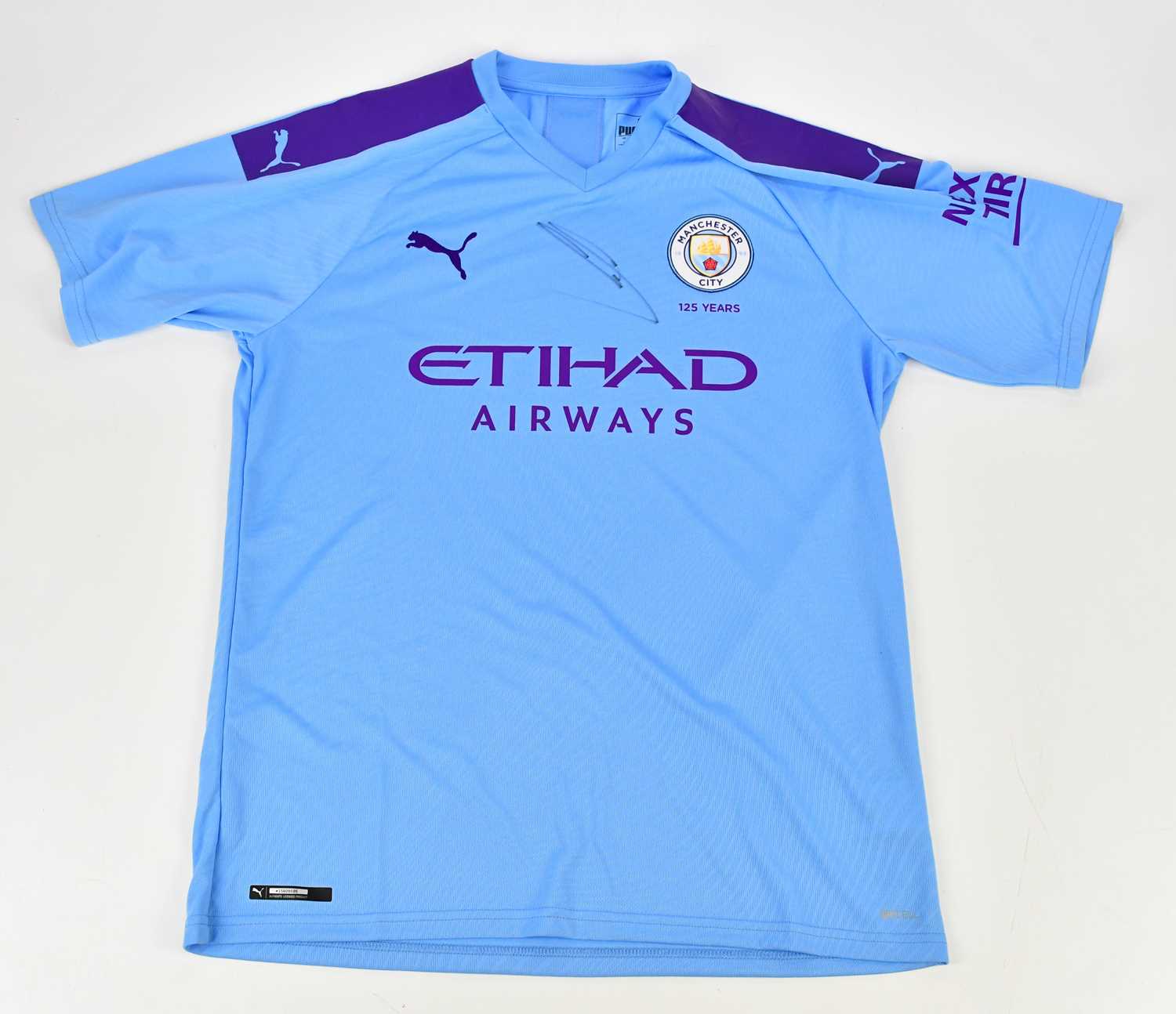 Lot 1457 - KEVIN DE BRUYNE; an autographed replica...