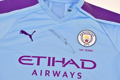 Lot 1457 - KEVIN DE BRUYNE; an autographed replica...