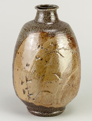 Lot 591 - PHIL ROGERS (1951-2020); a salt glazed bottle...