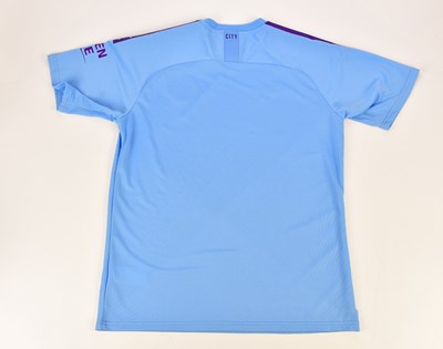 Lot 2255 - SERGIO AGUERO; an autographed replica...