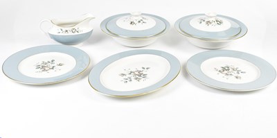 Lot 1341 - ROYAL DOULTON; dinnerware in the 'Rose Elegans'...