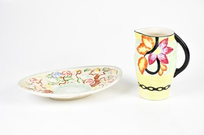 Lot 1331 - A decorative jug and a H J Wood Ltd 'Indian...