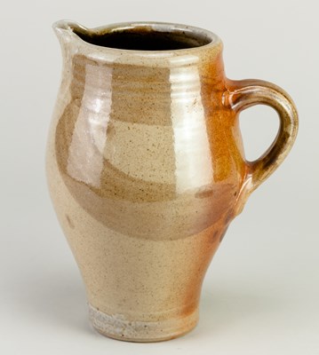 Lot 490 - MICHAEL CASSON (1925-2003); a salt glazed jug...