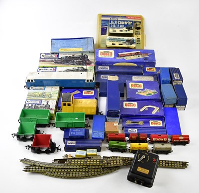 Lot 1166 - HORNBY DUBLO; a collection of vintage rolling...