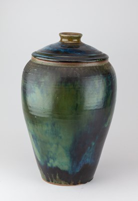Lot 6 - ABDO NAGI (1941-2001); a tall stoneware jar...