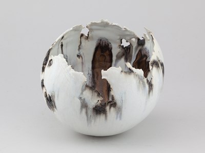 Lot 352 - KATE WINDIBANK; a stoneware and porcelain...