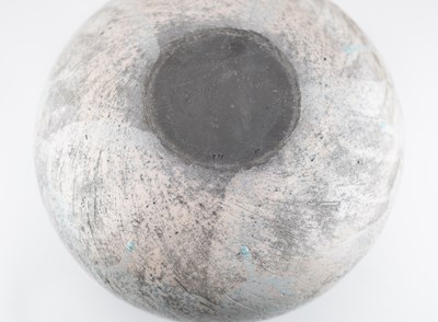 Lot 572 - STEPHEN MURFITT (born 1953); a large raku bowl...