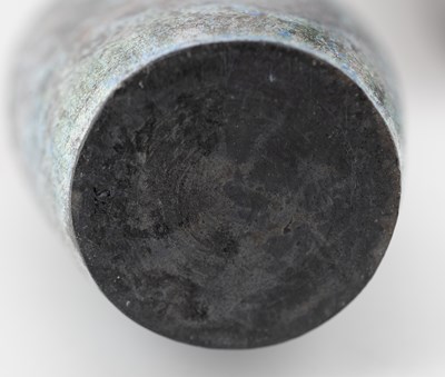 Lot 573 - STEPHEN MURFITT (born 1953); a tall oval raku...