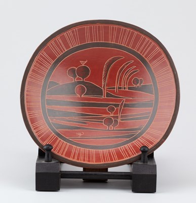 Lot 557 - SIDDIG EL NIGOUMI (1931-1996); an oval...