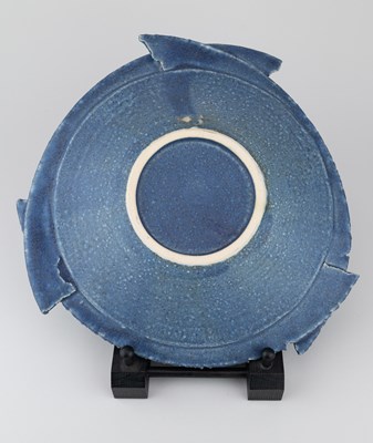 Lot 167 - EMILY MYERS (born 1965); a stoneware dish with...