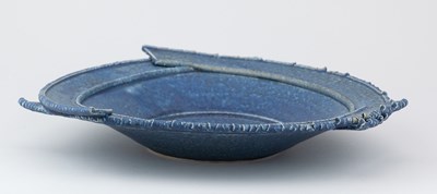 Lot 167 - EMILY MYERS (born 1965); a stoneware dish with...