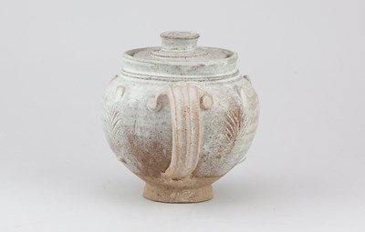 Lot 229 - IAN GODFREY (1942-1992); a stoneware teapot...