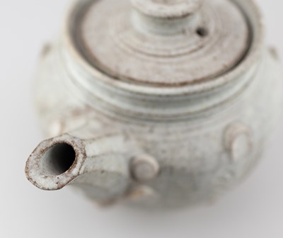 Lot 229 - IAN GODFREY (1942-1992); a stoneware teapot...