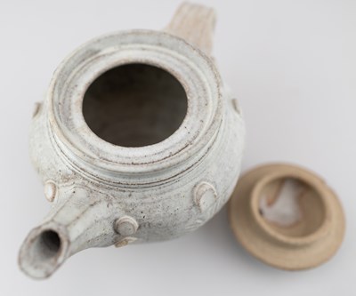 Lot 229 - IAN GODFREY (1942-1992); a stoneware teapot...
