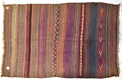 Lot 117 - A hand-woven Kilim Afghan Beluch carpet in...