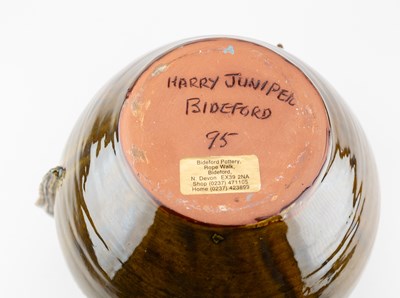 Lot 213 - HARRY JUNIPER for Bideford Pottery; a globular...