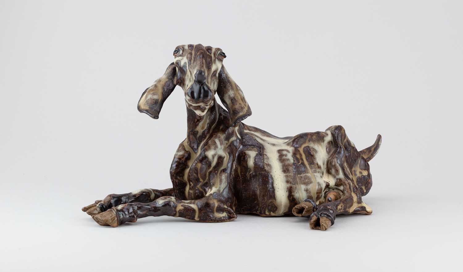 Lot 164 - ELAINE PETO (born 1963); a stoneware sculpture...