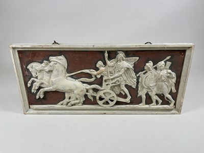 Lot 149 - PETER IPSEN (1815-1860); a ceramic plaque with...