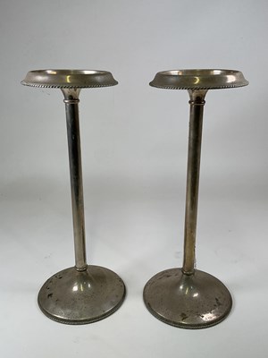 Lot 137 - A pair of mid 20th century chrome wine tables,...