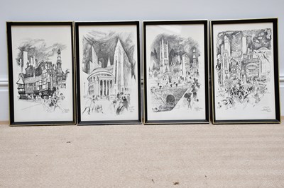 Lot 1692 - WILLIAM PAPAS; a collection of six prints,...