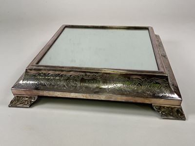 Lot 412 - WALKER & HALL; an advertising silver plated...