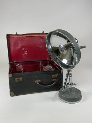 Lot 583 - HEALA; a mid 20th century heat lamp and...