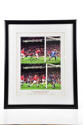 Lot 2298 - MANCHESTER UNITED INTEREST; a signed...